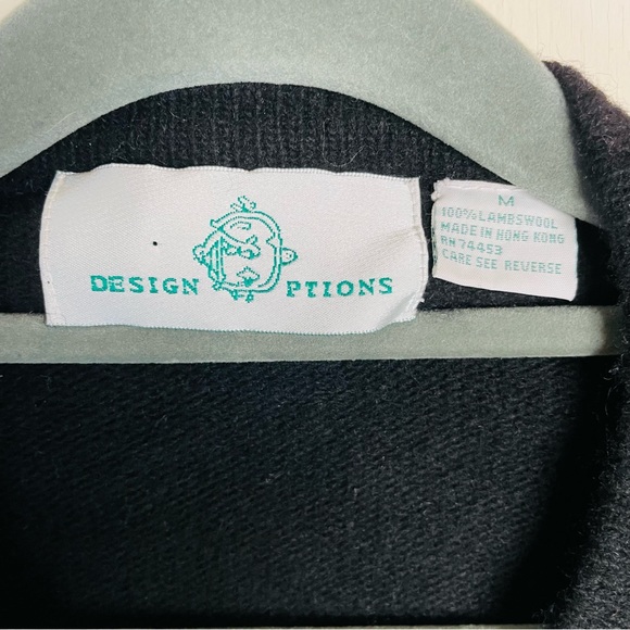 Vintage Design Options Beaded Snowflake Ornament Cardigan Christmas Sweater - Picture 9 of 12